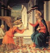 Fra Filippo Lippi The Annunciation with Donor oil painting